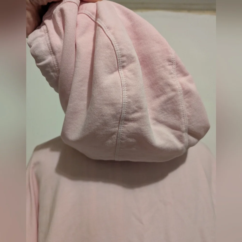 DKNY Hoodie Women's large pink Long sleeve kangaroo pockets nwt - Picture 11 of 16